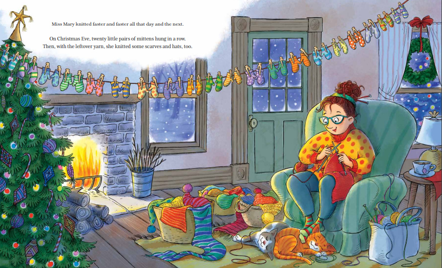 knitting by fire
